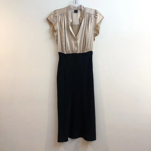 Sir The Label Silk Colorblock Business Casual Designer Midi Dress S ALTERED - Picture 11 of 11